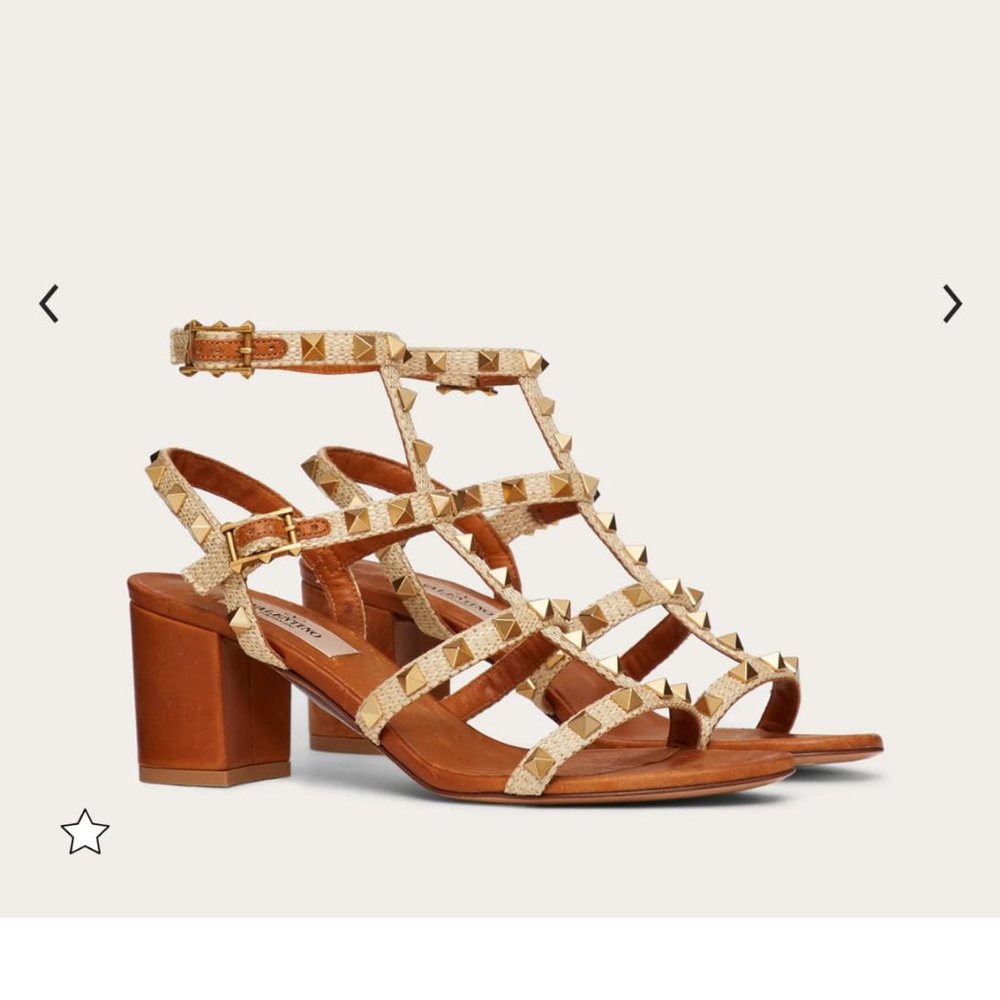 Valentino rockstud caged sandals 60mm